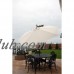 9' Aluminum Umbrella With Crank & Tilt, Sage Green   001685830